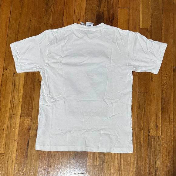 Adidas White Tee with Blue and Red Graphic - Picture 2 of 2